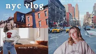 nyc vlog: a busy weekend in my life, chat with me & getting things done