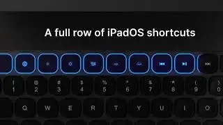 Capa Teclado Magic Keyboard RGB com Touchpad para iPad Air 4, Air 5, Pro 11 e 10ª Geração