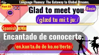 English and Spanish Conversations | Beginner's Guide: 100 Phrases Part 23
