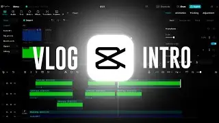VLOG Intro in CAPCUT || Capcut Tutorial, R Graphics 