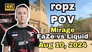 【4K】FaZe ropz vs Liquid (mirage) | IEM Cologne 2024 