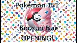 New Pokémon 151 Japanese Booster Box!!