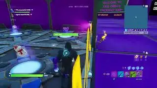 Fortnite playing trickshot map