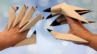 How to make dragon claws out of paper TikTok