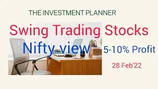 Swing Trading Stocks Next week | Market Review | 28 Feb'22 | Technical Analysis #Nifty