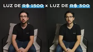 Luz de R$ 1500 x Luz de R$300 | Godox SL60W x Softbox do ML