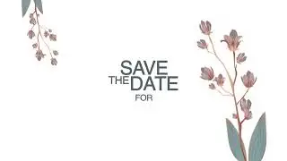 edius wedding invitation project (EDIUS 8-9-10 SAVE THE DATE)