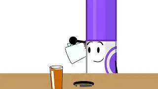 BFDI - Marker makes a disgusting shake that made him remembered his disaster memory