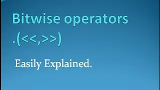 Bitwise operators in c.