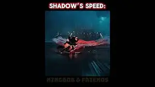 Shadow Speed VS Sonic Speed ☠️🔥 