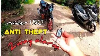 install 2way alarm sa raider carb