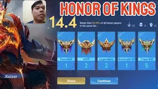 AKU PERTAMA KALI MAIN HONOR OF KINGS . PESAING MOBILE LEGEND . LANGSUNG MVP .