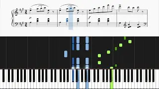 F. Schubert - 12 Grazer Waltzer, D. 924, Op.  91, No. 10 (Piano Tutorial)