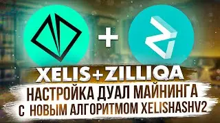 XELIS+ZILLIQA | XEL+ZIL | НАСТРОЙКА ДУАЛ МАЙНИНГА С НОВЫМ АЛГОРИТМОМ XELISHASHV2