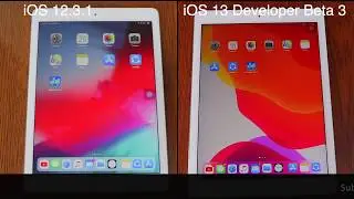 iOS 12.3.1 vs iOS 13 Debeloper beta 3 speed test on iPad Pro | iSuperTech