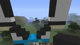 Постройка статуи Лололошки в minecraft