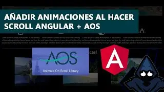 Animaciones al hacer scroll en Angular utilizando AOS