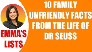 🛑10 FAMILY UNFRIENDLY FACTS FROM THE LIFE OF DR  SEUSS  👉 Perfect List