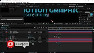 Title animation in - Adobe after effect tutorial.