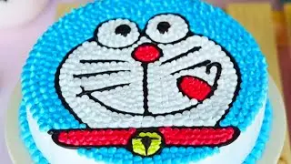 डोरेमोन फेस केक फूल डिजाइन #Doraemon face cake design#cakevideos #@indorebakers