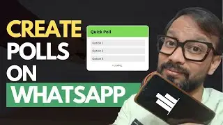 How to Create Polls on WhatsApp – Quick & Easy! 📊✅