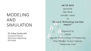 Modeling and Simulation