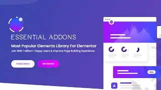 Essential Addons for Elementor | Elementor Wordpress Tutorial