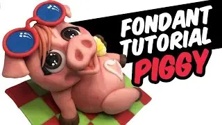 Fondant tutorial | PIGGY | cake topper