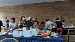 Шведський стіл у парк-готелю "Фомич" (Park Hotel Fomich). Буковель 2019
