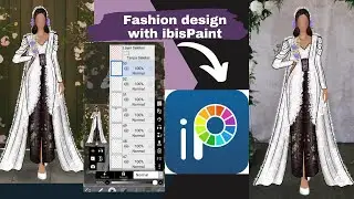 Fashion Illustration Kebaya with ibistPaint #fashion #illustration #ibispaint #art #style #dress