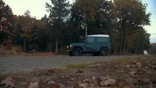 Driving my Land Rover Defender 90