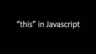 Javascript this keyword || this keyword in javascript || important javascript concept.