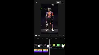Cap Cut Rainbow Glow Effect 🔥// Cap Cut editing tutorial, ff edit tutorial, lobby edit ff 
