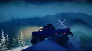 Snowrunner opening up the map in the snow