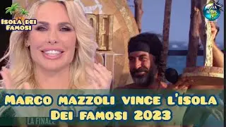Marco Mazzoli Vince L'isola dei Famosi 2023 e arriva una dedica inaspettata.