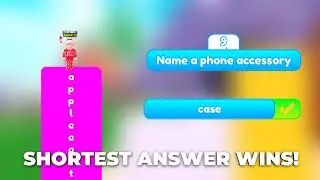 Trying to Type The SHORTEST Answers! | Part 1
