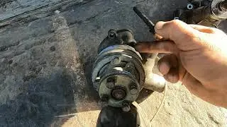 Replacing the water pump and some minor repairs.