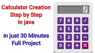 How to Create Calculator App in java | java Application Full Project
