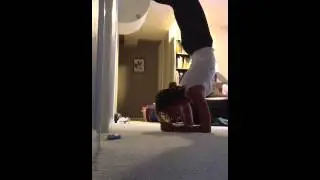 Head Stands as Example of 2 Week Goals