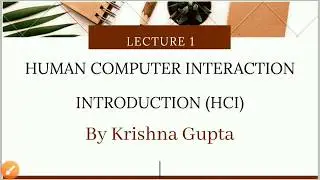 Introduction of human computer interaction