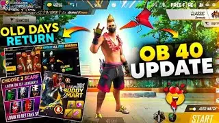 Ob40 Changes After Update || Old Free Fire Return Back || Free Fire New Updates In Telugu ✔️