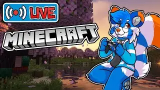 🔴LIVE🔴 - Working on the House! Come hang! #minecraft #minecraftsmp #furry