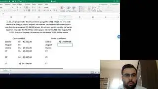 Exercício de Custo de oportunidade