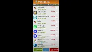 How to know the data, storage, installation date of the apps you installed  - All in one place