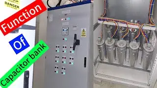 Capacitor bank working animation