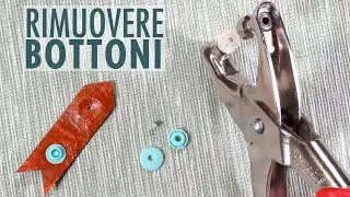 Rimuovere bottoni a pressione in plastica | Removing Kit e pinza Vario - PRYM  | Test Crelando