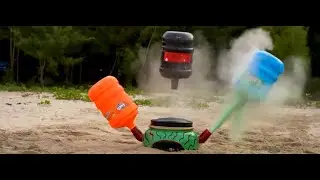 EXPERIMENT Big superToothpaste Eruption from Giant Coca Cola Rocket, Mtn Dew, Fanta, Cola and Mentos