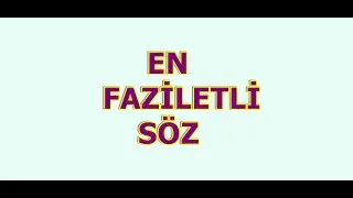 la ilahe illallahu vahdehu la şerike leh (Bütün Peygamberlerin Söylediği En Faziletli Söz)