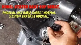 Dobel stater beat esp berat, padahal aki baru.@imammotor7140