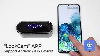 How to setup HD WiFi Table Clock Camera on LookCam and LookCamPro.